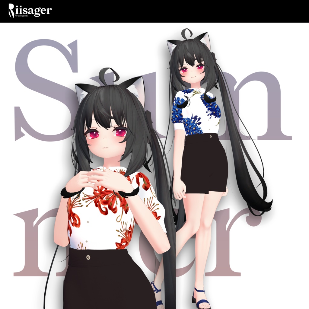 【Maya】Summer shirt