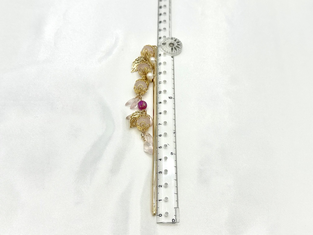 紅水晶のかんざし