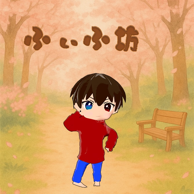 オリジナル3Dモデル「ふぃふ坊」ver1.0