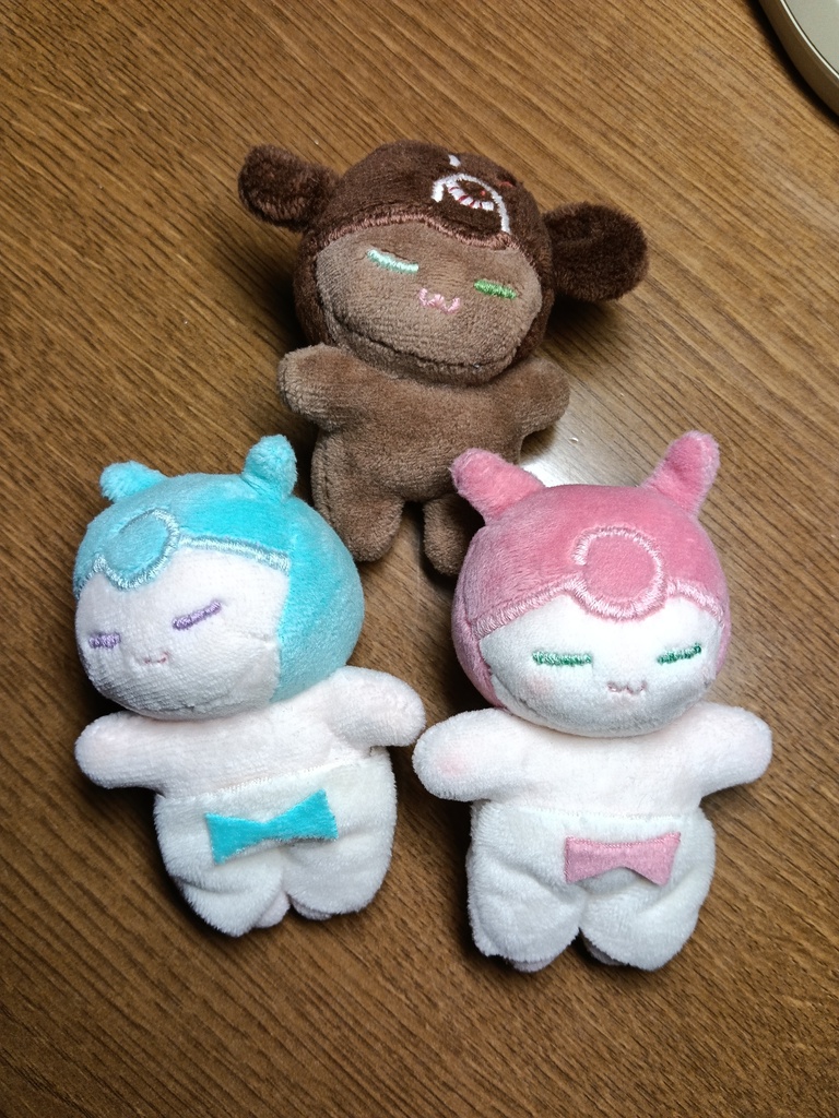 無属性ぬいぐるみ　オ＝シー　10cmトリオ