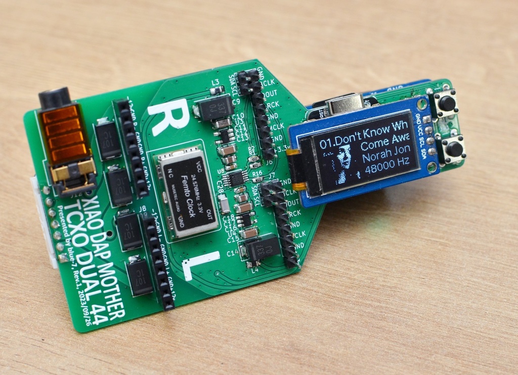 XIAO DAP MOTHER TCXO DUAL 44 基板のみ