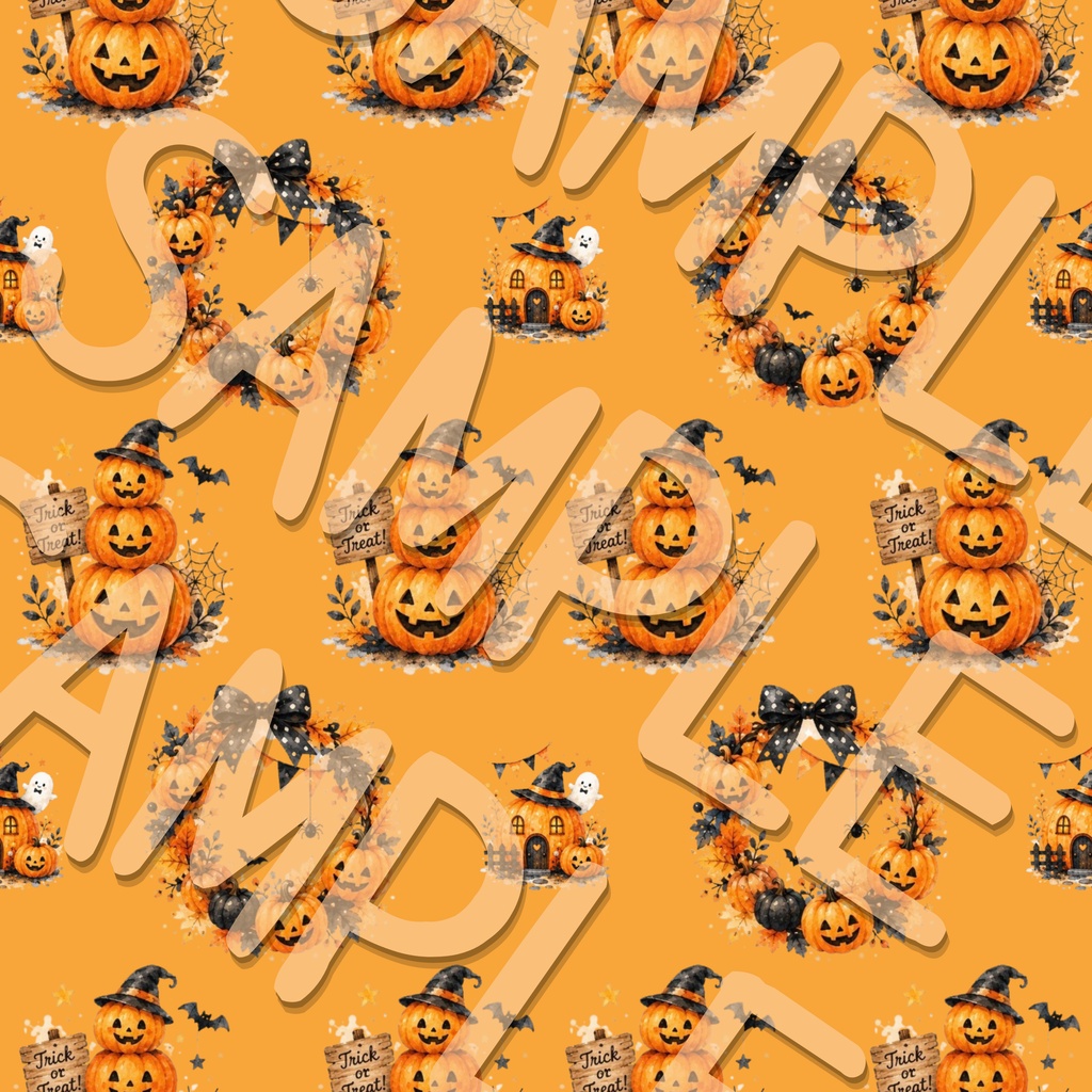 ハロウィン・ポップ【デジタルペーパー12枚セット】Halloween・手帳デコ・コラージュ・ラッピング・素材