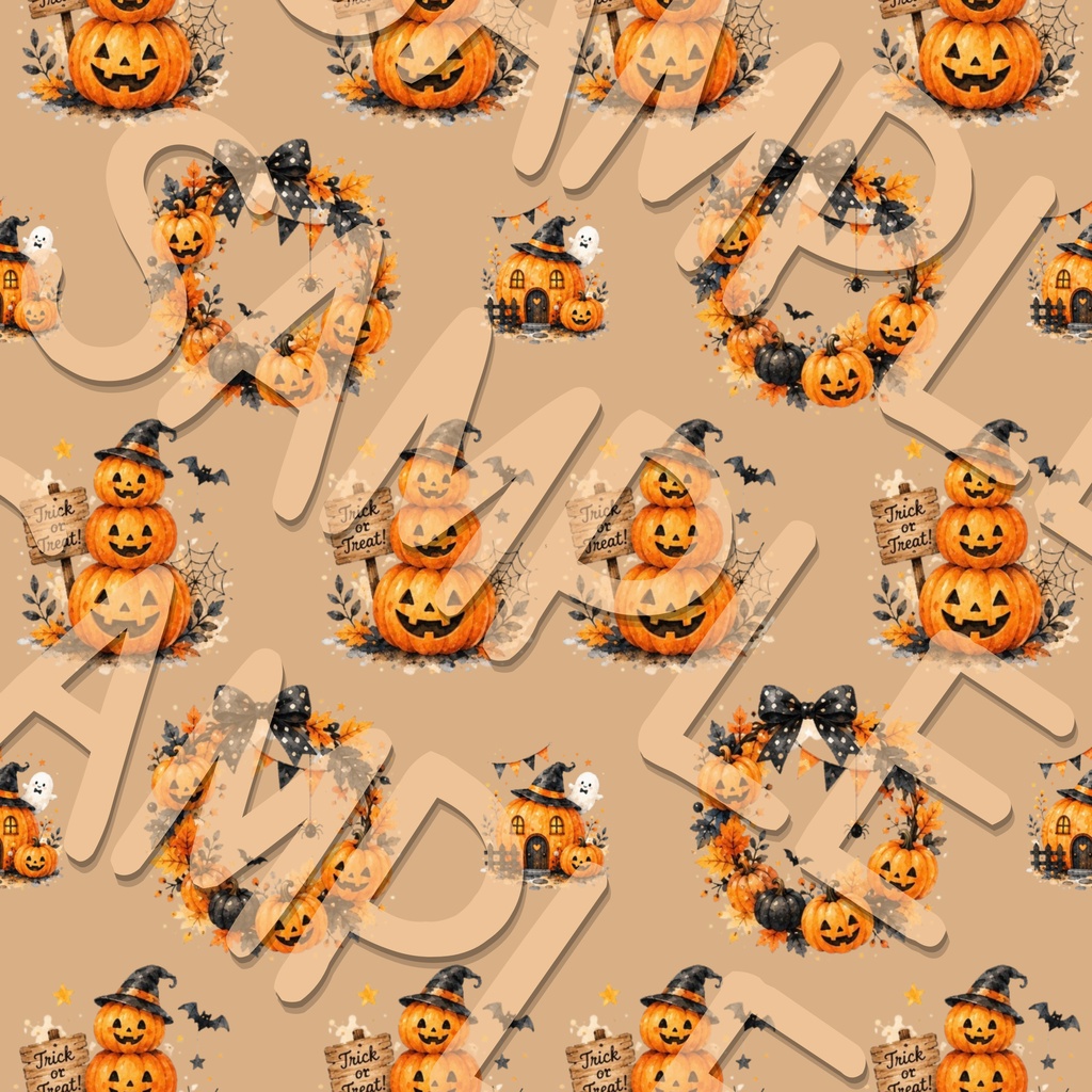 ハロウィン・ポップ【デジタルペーパー12枚セット】Halloween・手帳デコ・コラージュ・ラッピング・素材