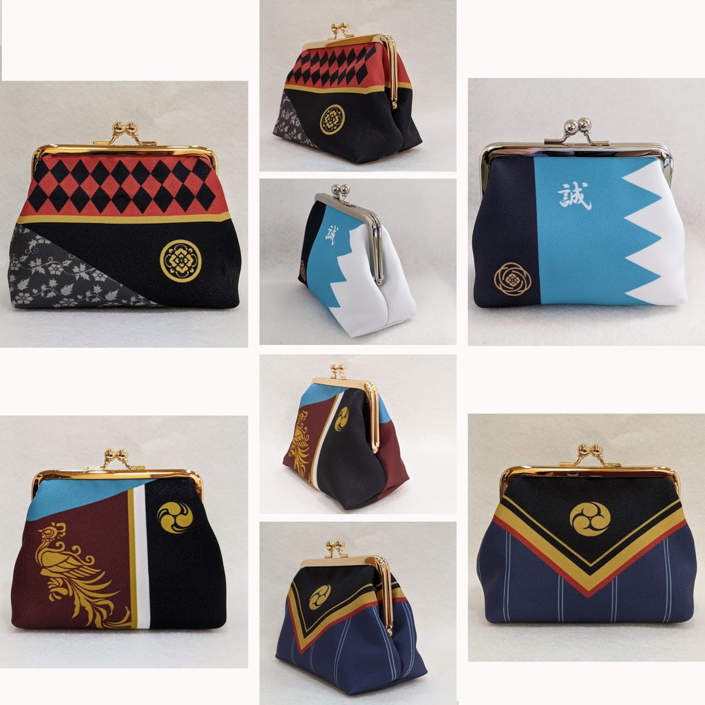 刀剣乱舞イメージ ☆ ミニがま口ポーチ その2