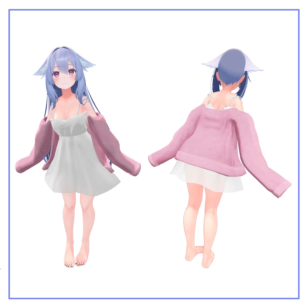 「3アバター対応」サマーワンピ