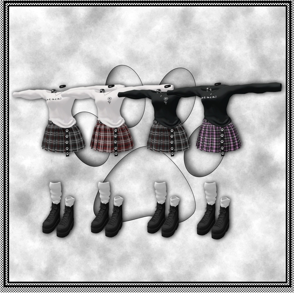 「5アバター対応」Casual Punk 『カジュアルパンク』