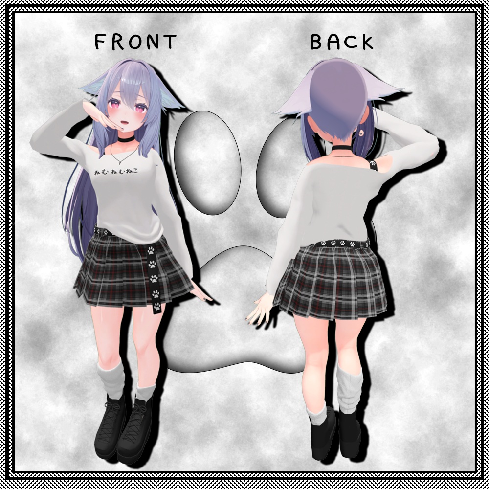 「5アバター対応」Casual Punk 『カジュアルパンク』