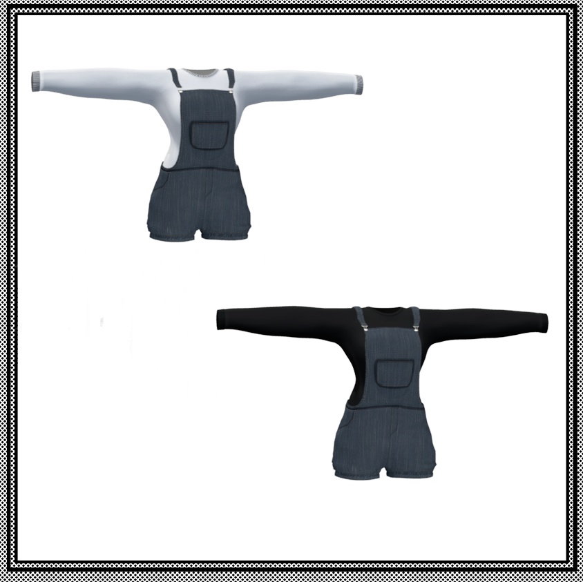 「5アバター対応」Varsity Jacket 『スタジャンオーバーオール』