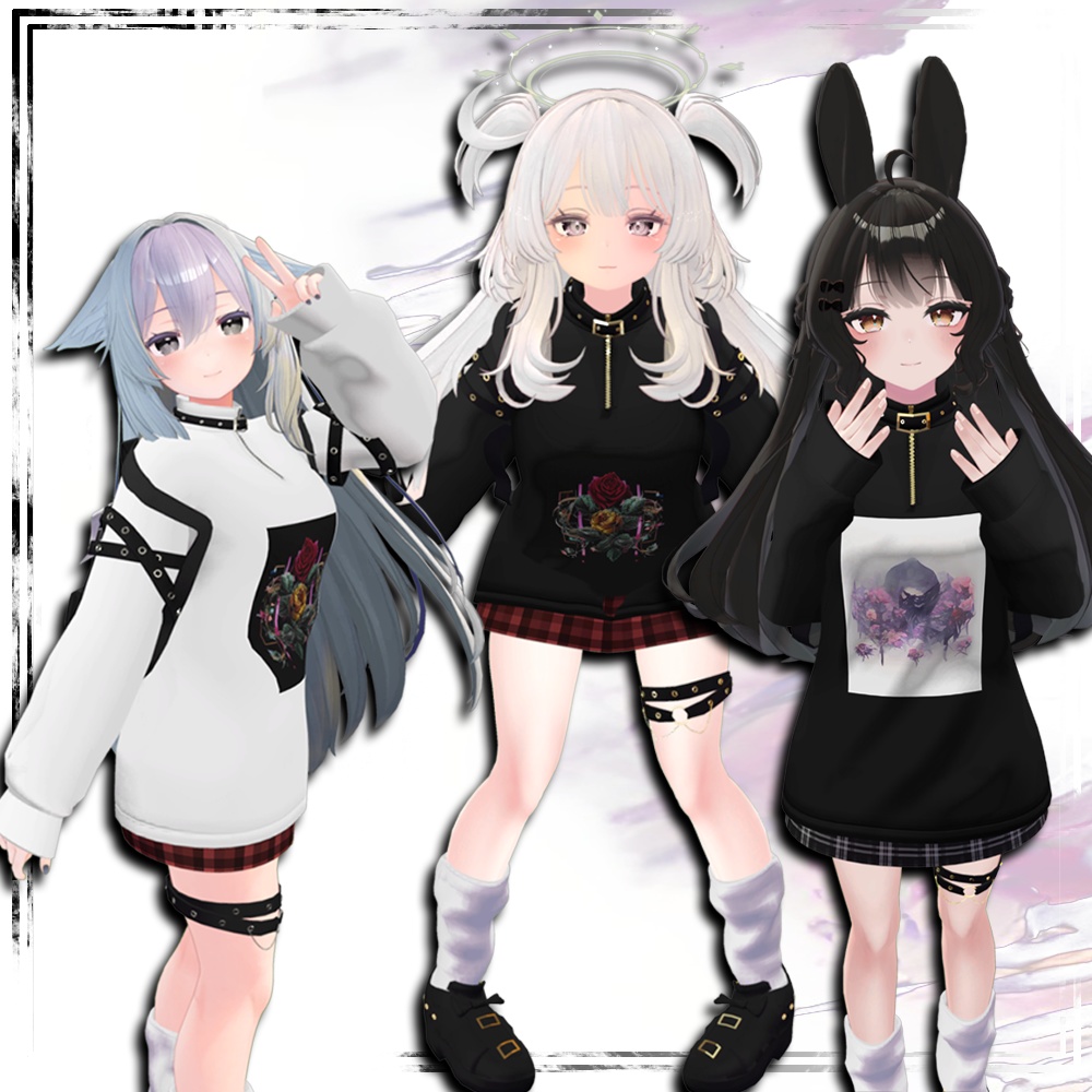 「5アバター対応」Gothic Trainer 『ゴシックトレーナ』