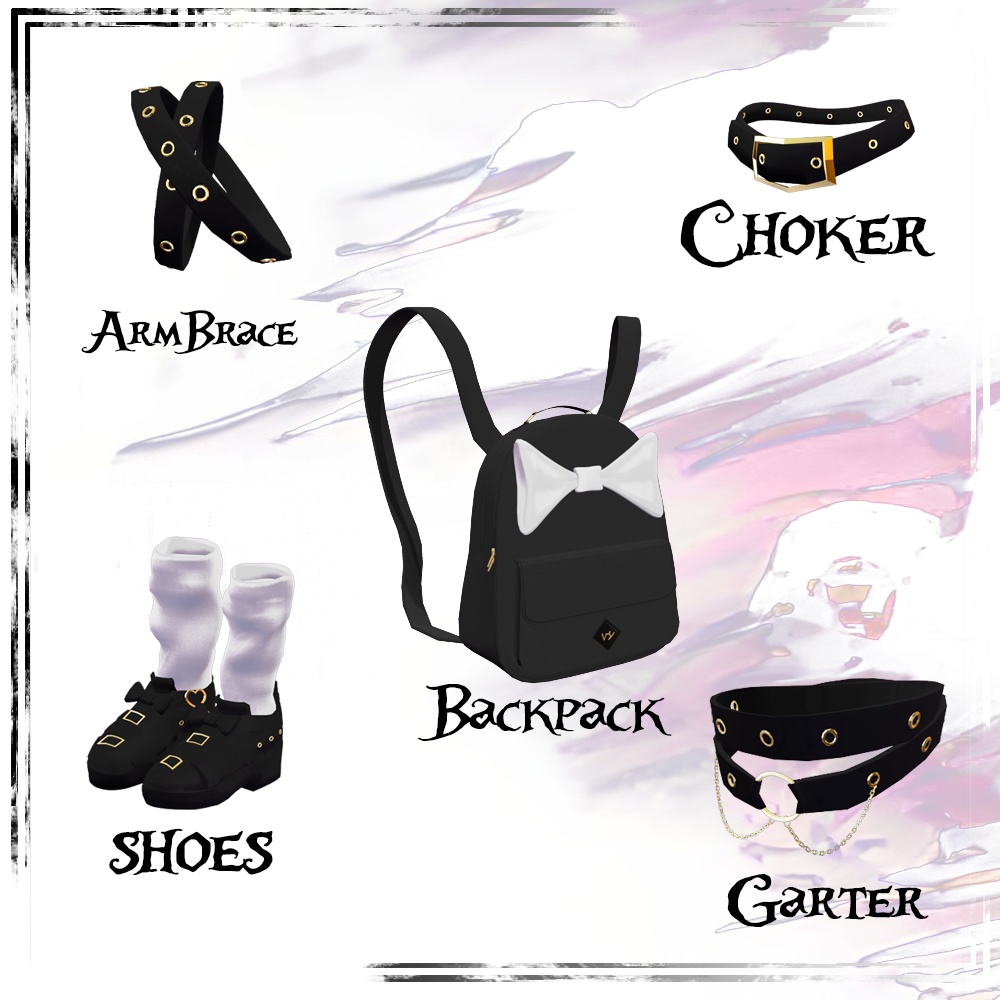 「5アバター対応」Gothic Trainer 『ゴシックトレーナ』