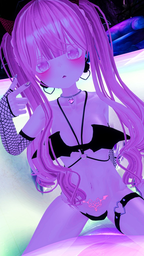 「6アバター対応」Mini Devil Bikini 『ミニデビルビキニ』