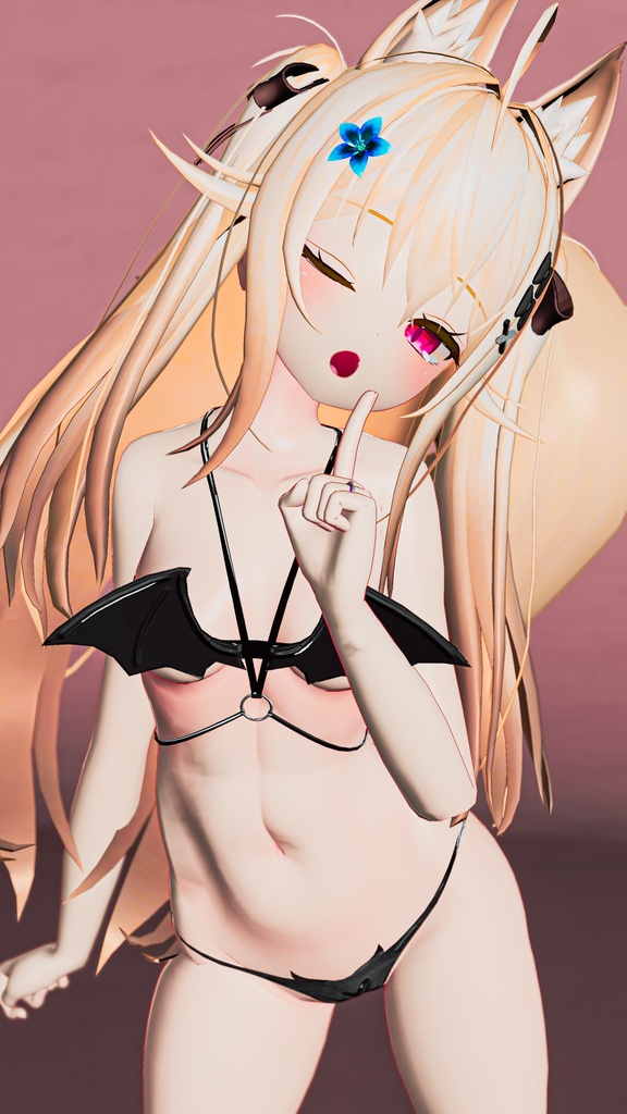 「6アバター対応」Mini Devil Bikini 『ミニデビルビキニ』