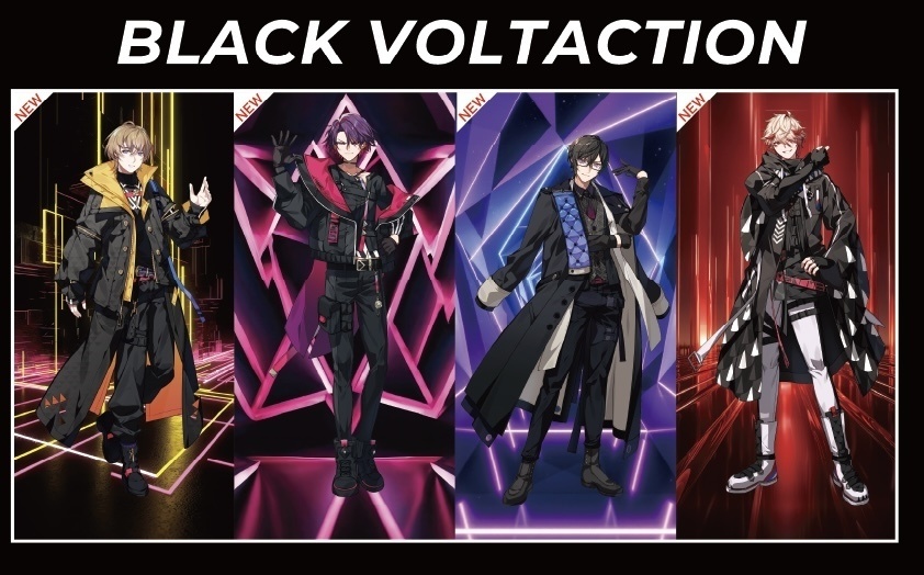 【先行割引6/30まで】身長差アクリルスタンド：BLACK VOLTACTION［背景付き］