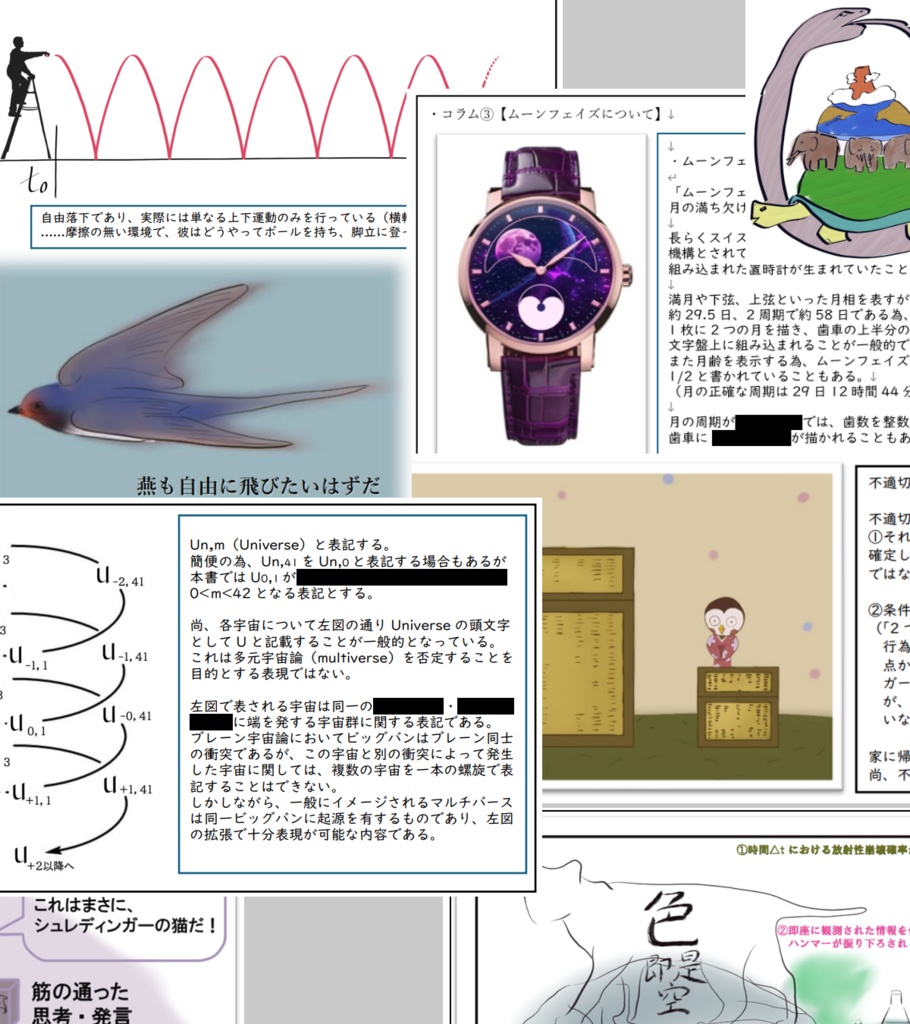 若干の魅力的な宇宙についての知識を得たいと思う全ての人々にとって優良かつ大変有益な二部構成の小論集