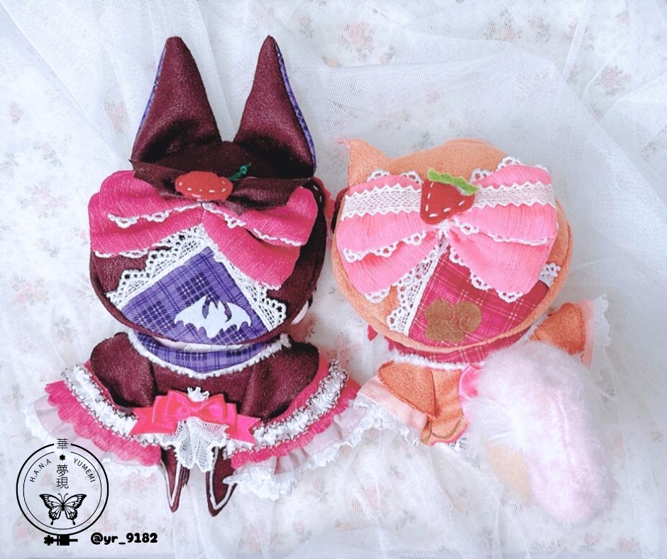🍒🦇コウモリス🐿️🍓ぬい服セット