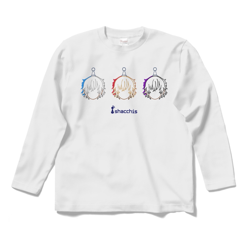 しゃっちすオリジナル 長袖Tシャツ<白>