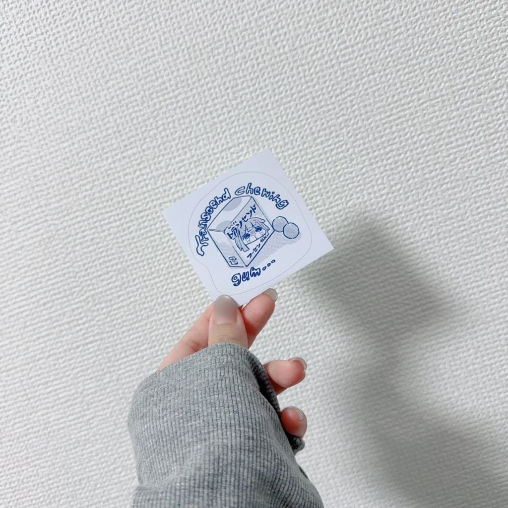 【C104頒布グッズ】トランセンドちゃんステッカー5種