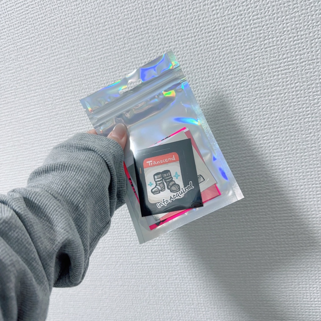 【C104頒布グッズ】トランセンドちゃんステッカー5種