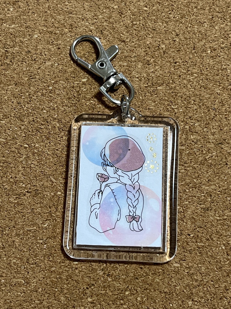 キーホルダー(シールデコ)