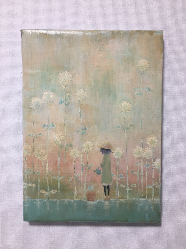 油画「その優しさは虚しくも」