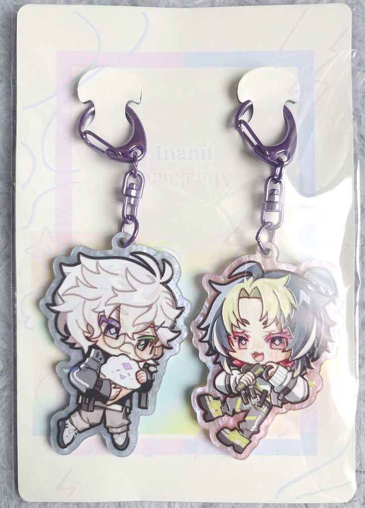 【非公式】ペアアクリルキーホルダー