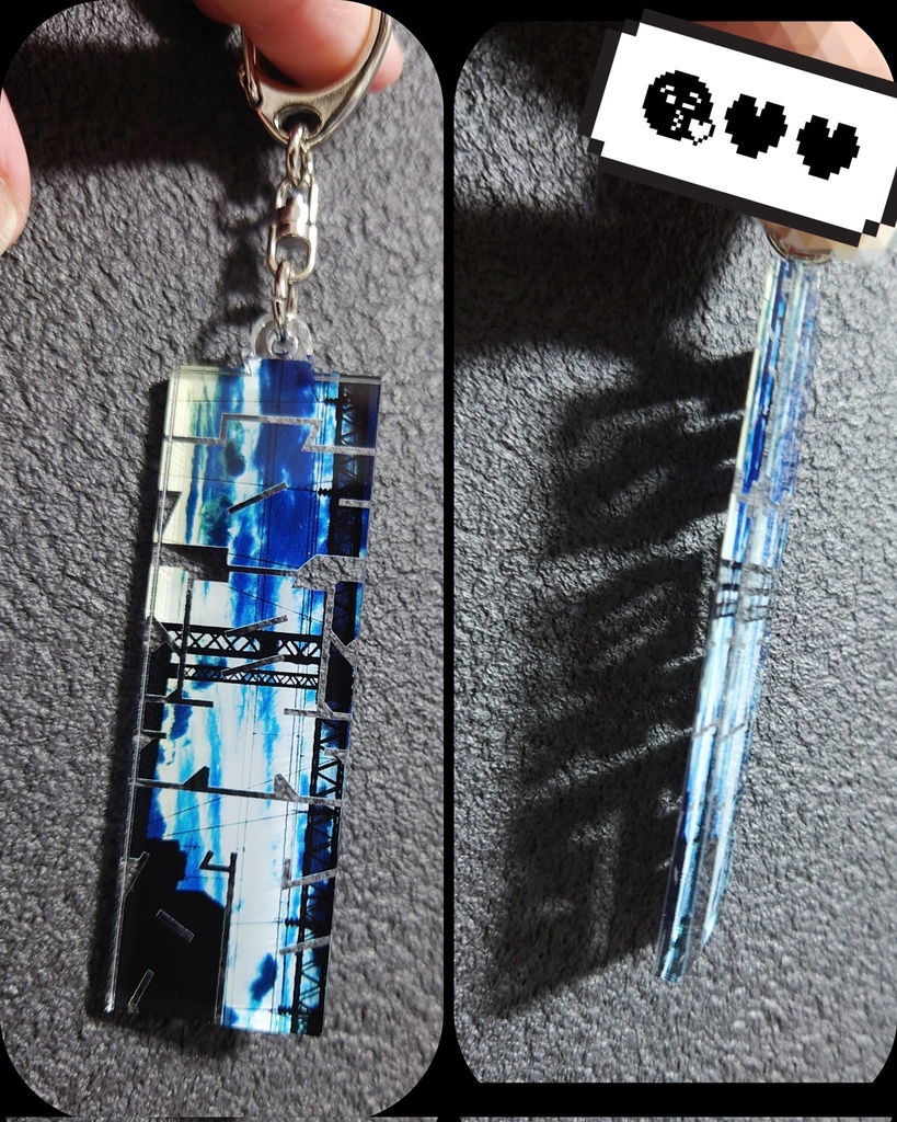 安楽死アクリルキーホルダー