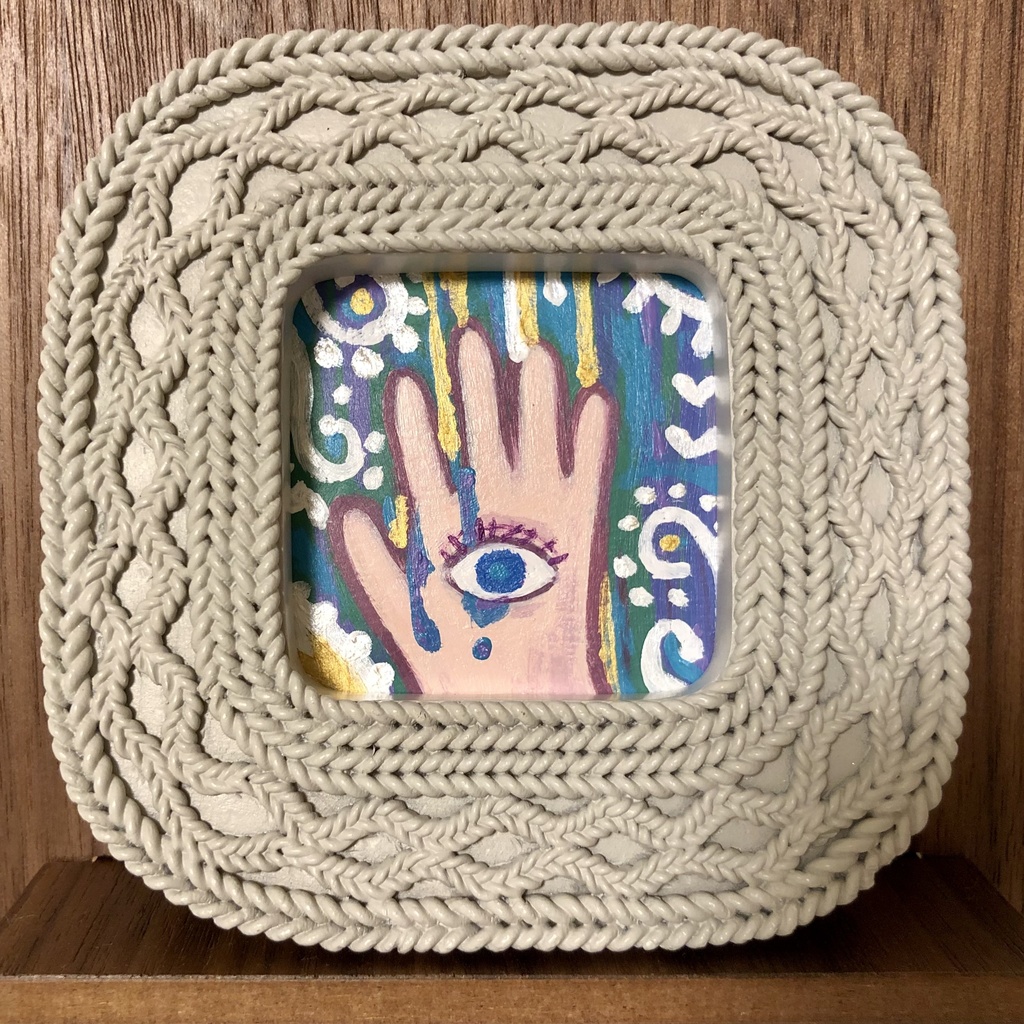 eye アクリル原画 額付き