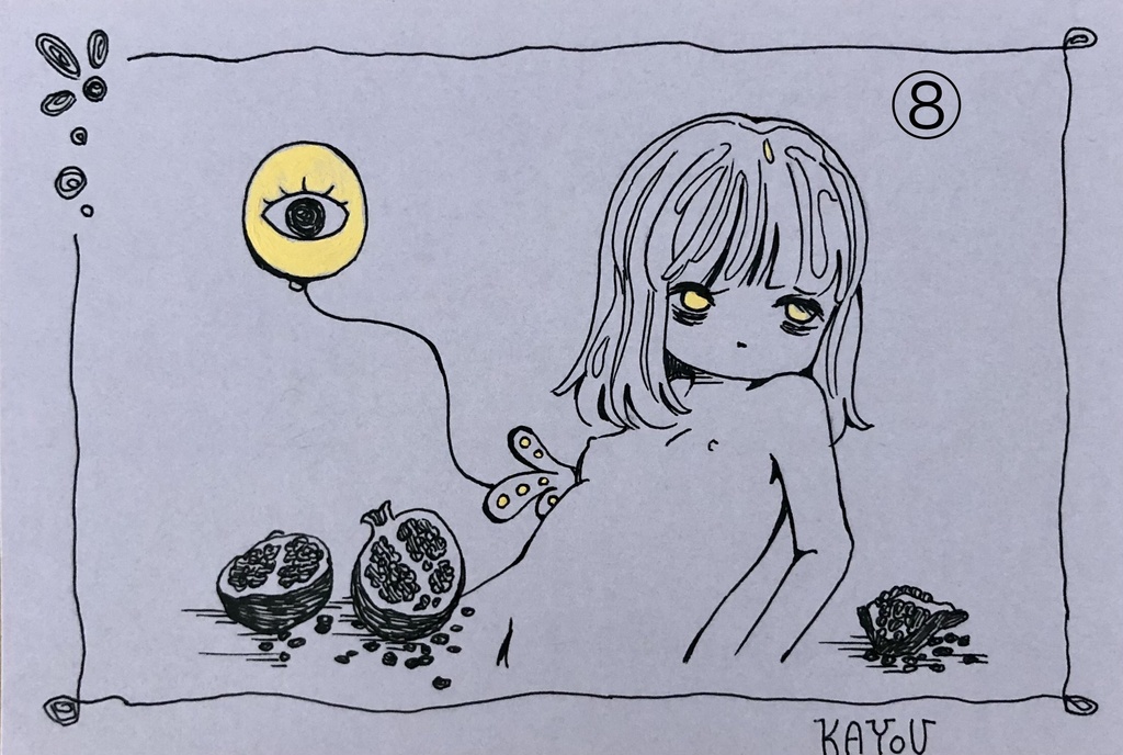 ドローイング原画11種(ハガキサイズ)