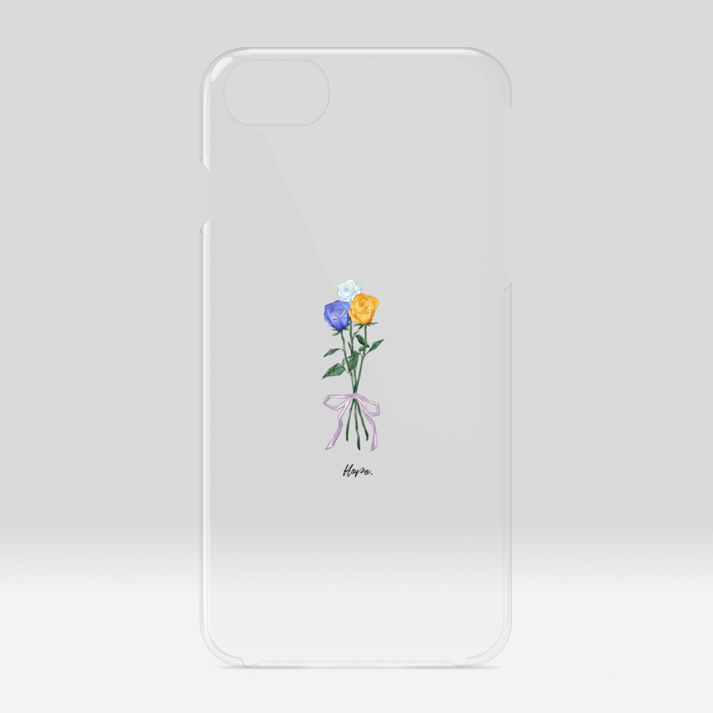 薔薇の花束スマホカバー