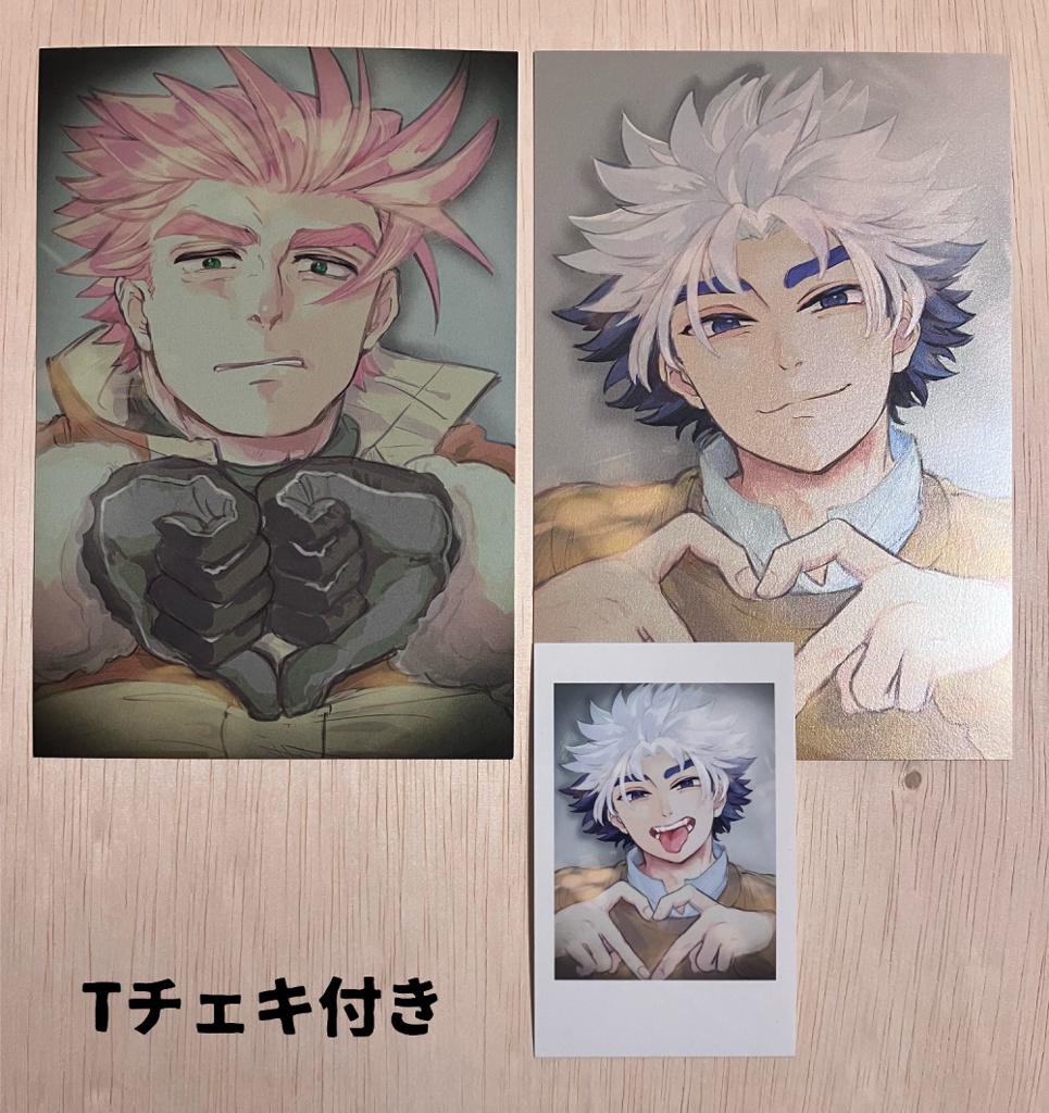 ポストカード2枚セット(選べるチェキ付き)