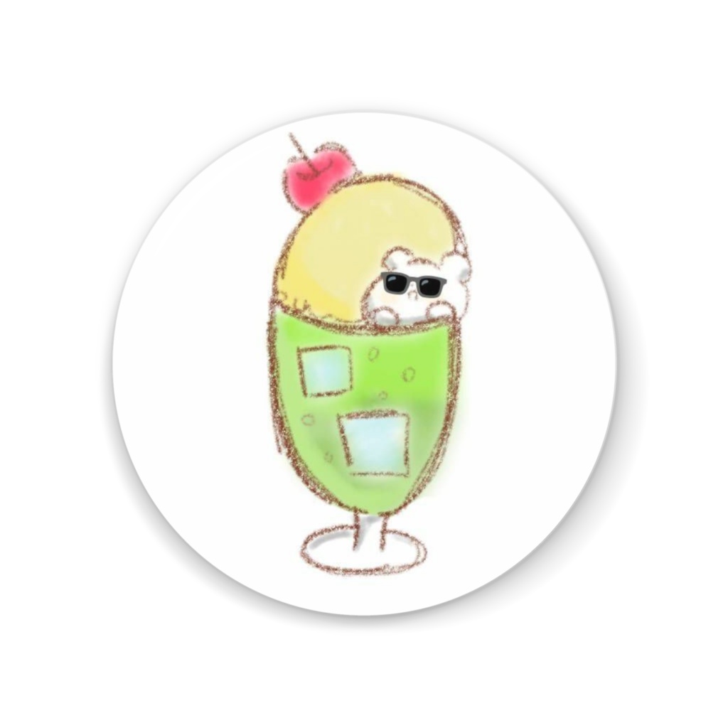 グラサン🕶くまちゃん缶ミラー