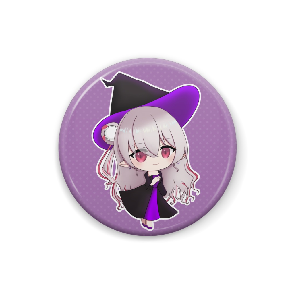 誕生日グッズ　缶バッジ(魔女)