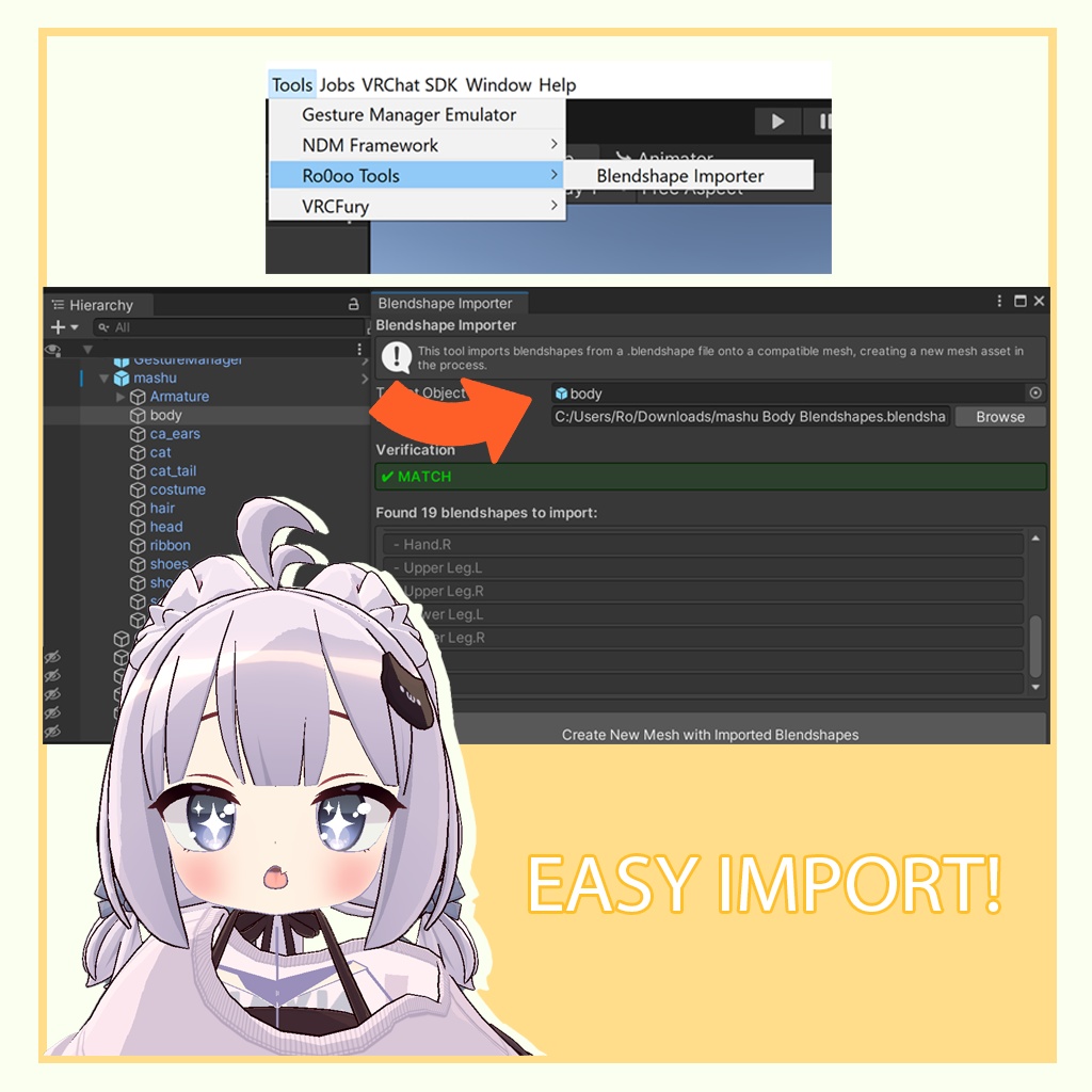Mashu Body Blendshape