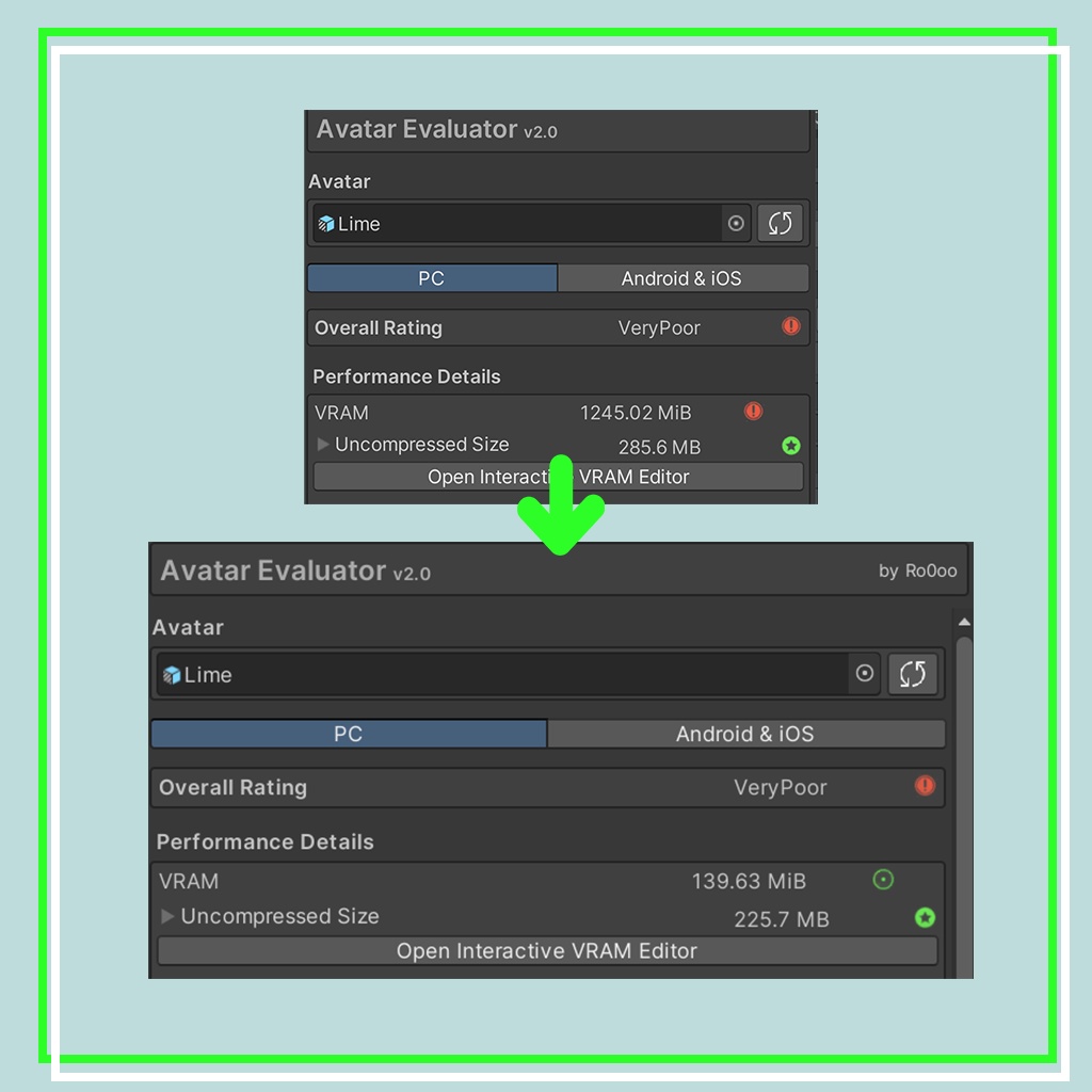 Avatar Evaluator - アバター評価ツール