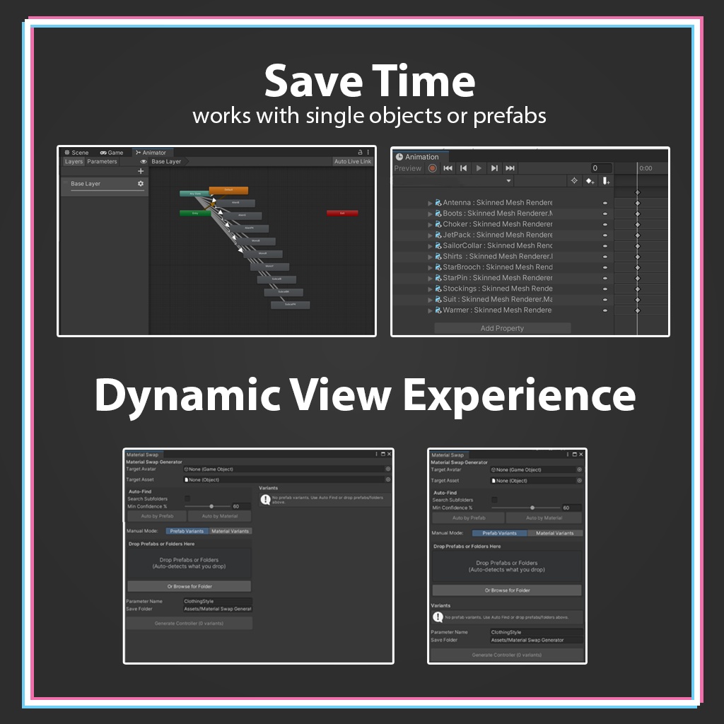 マテリアル切替ツール --- Material Swap Generator