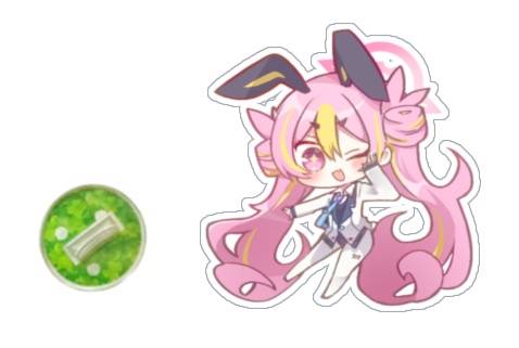 バニーコユキアクキー（スタンド付き）