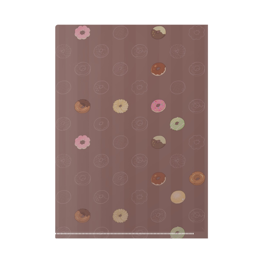 【クリアファイル】ひなとドーナツ