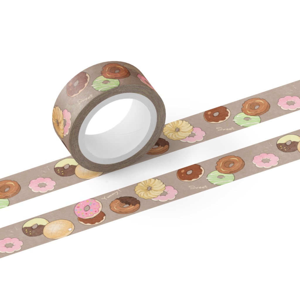 【マスキングテープ】ドーナツたくさん