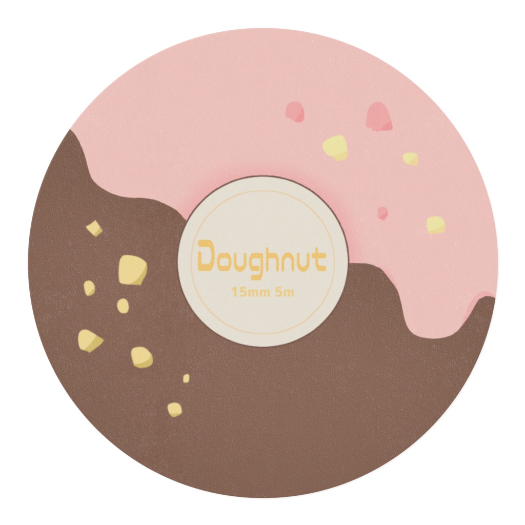 【マスキングテープ】ドーナツたくさん