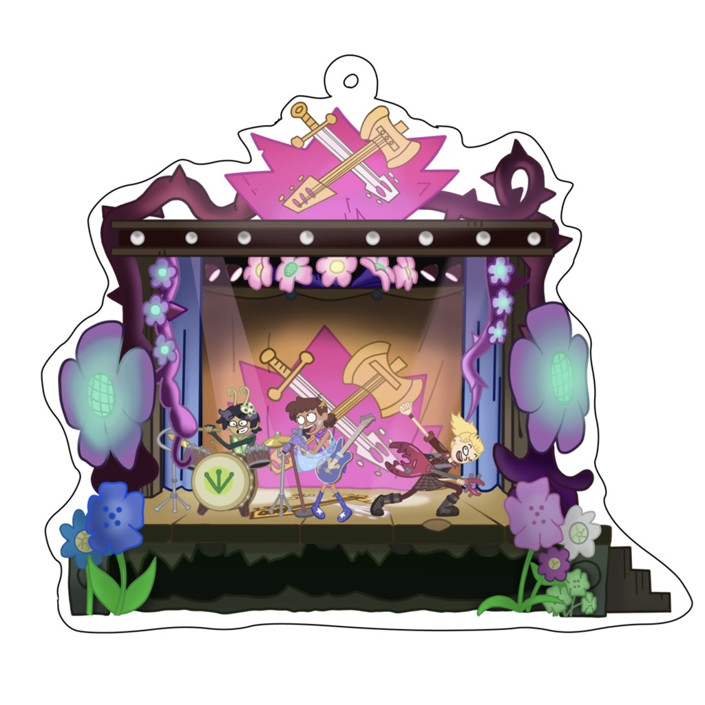 バンドトリオシャカシャカアクキー