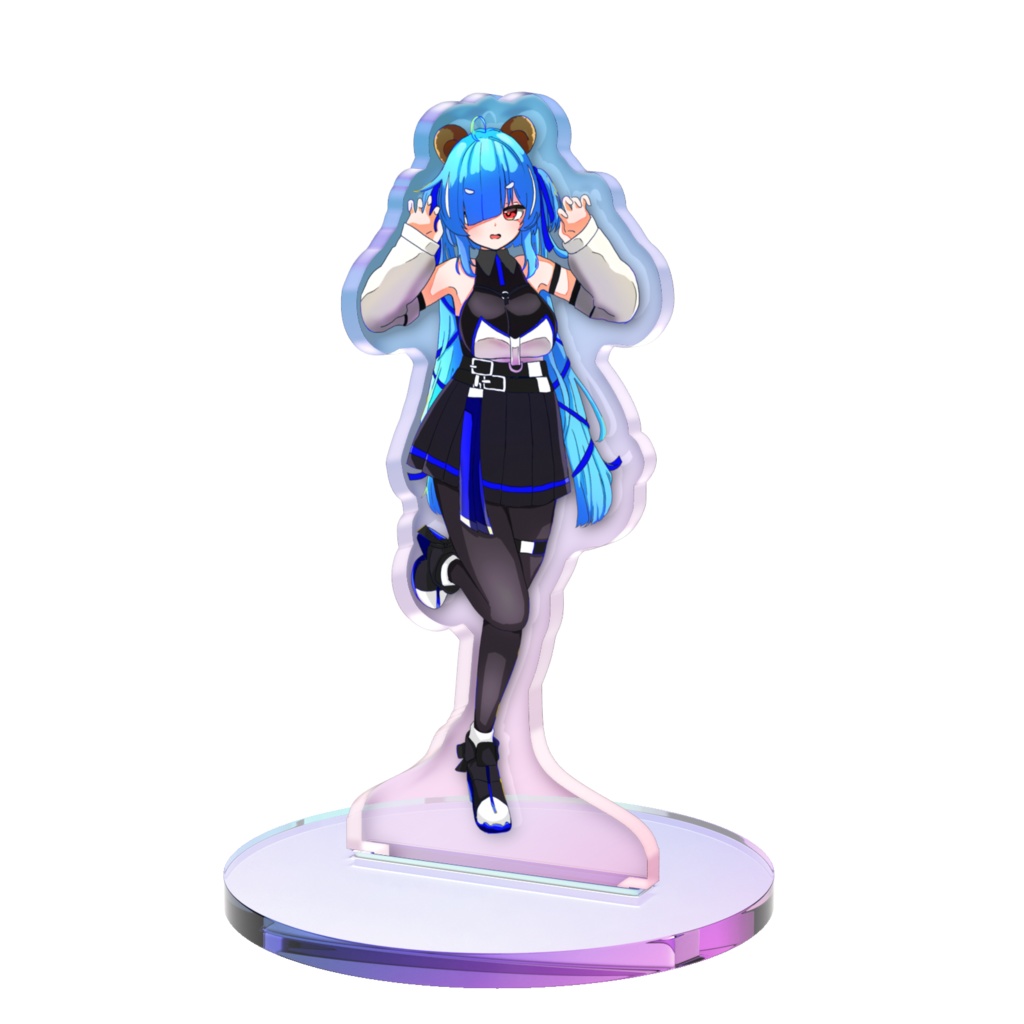 【熊田うたう直筆✨】熊田うたうのオーロラアクスタくま🐻