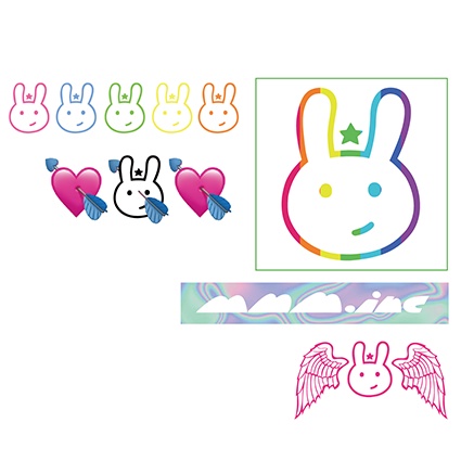 ステッカーセット(虹)