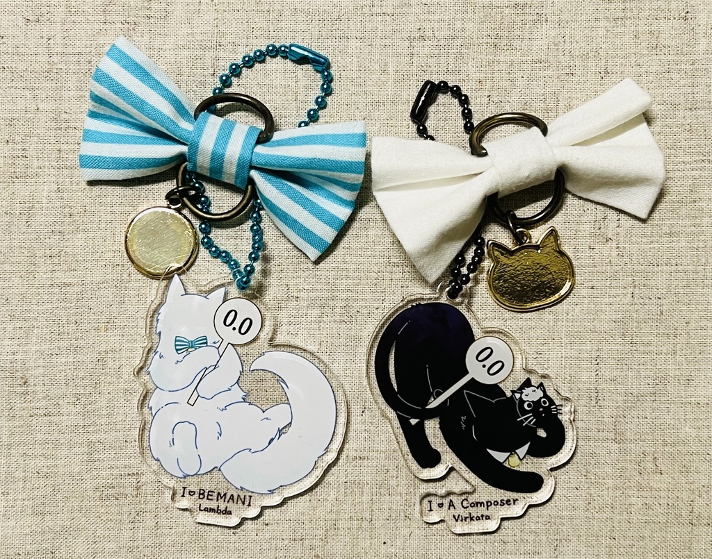 変猫　アクリルチャームセット