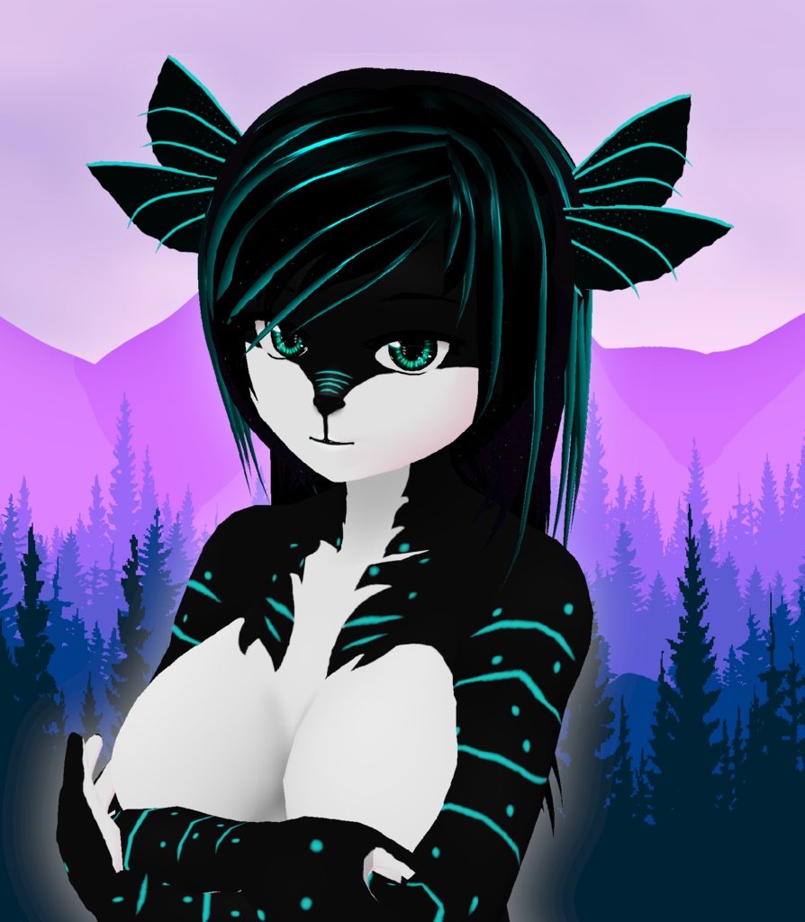 【vroid】 Naraquatic furry model