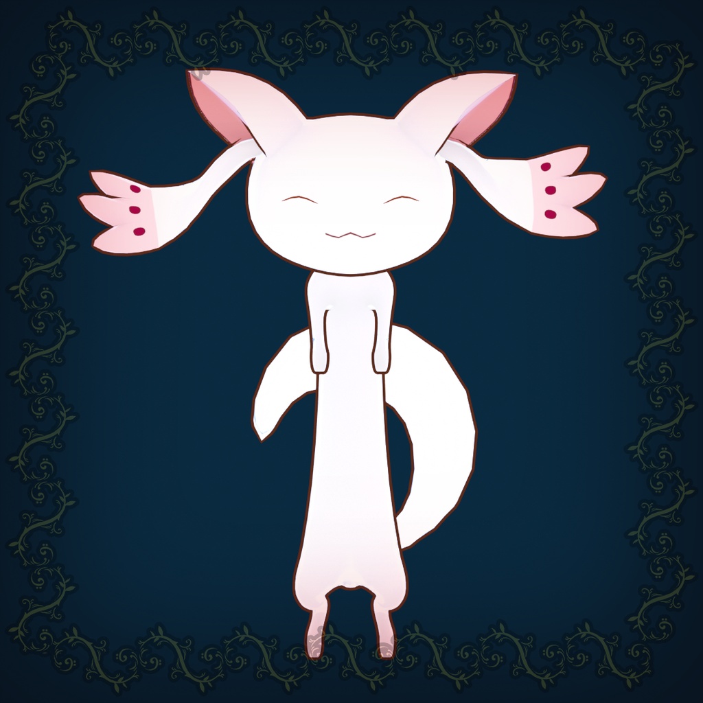 小さいキュゥべえ - 3Dモデル (FREE DL) / Small Kyubey 3D Model