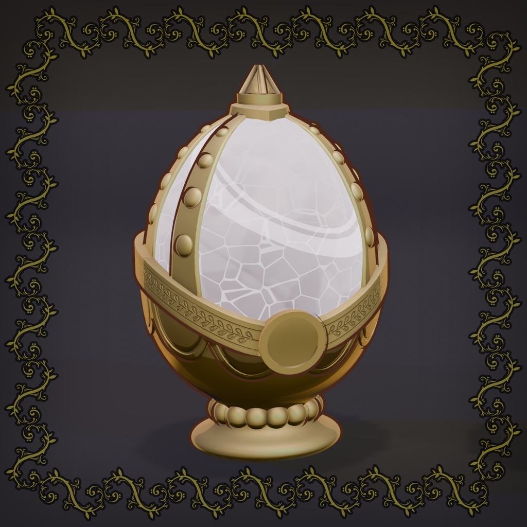 ソウルジェム (ブランク) - 3Dモデル (FREE DL) / SoulGem Blank 3D Model