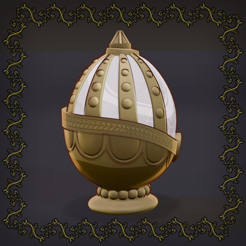 ソウルジェム (ブランク) - 3Dモデル (FREE DL) / SoulGem Blank 3D Model