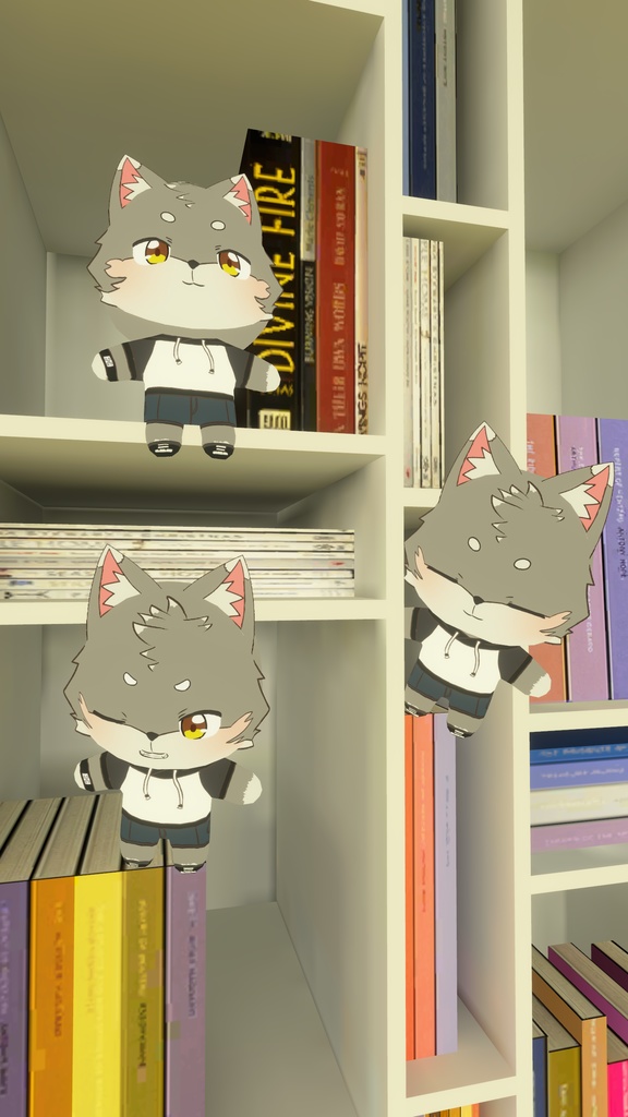 無料『オリジナルぬいぐるみキット』用 アルフィー-Alfie-ぬいテクスチャ 表情3種類入り