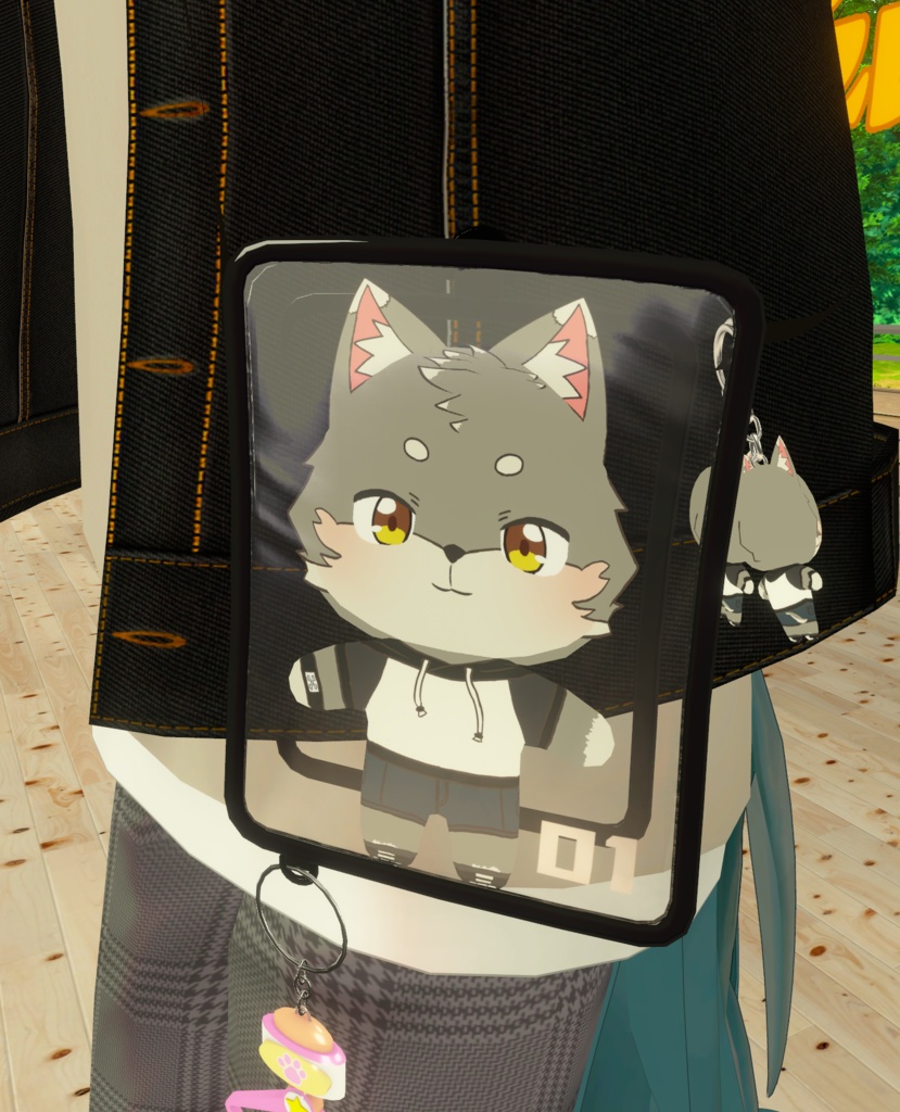 無料『オリジナルぬいぐるみキット』用　アルフィー-Alfie-ぬいテクスチャ　表情３種類入り