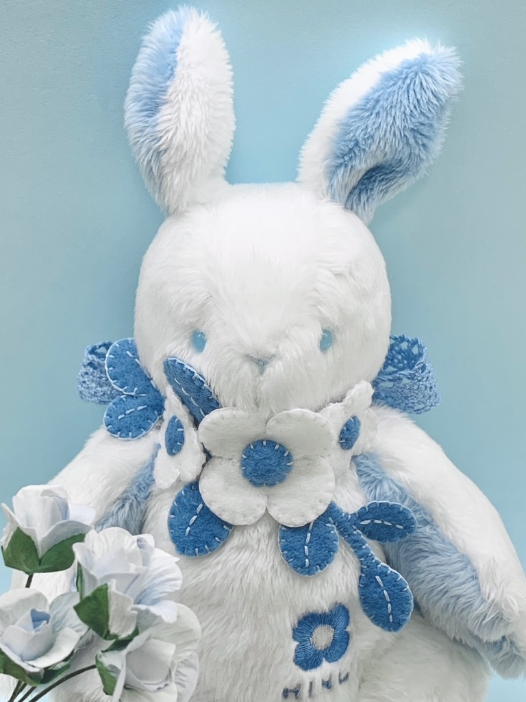 よつはなうさぎ(レトロブルー)